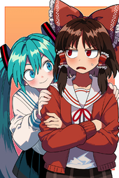 __hatsune_miku_and_hakurei_reimu_touhou_and_2_more_drawn_by_bollzzalguy__5136dae0f06595f6747b2083f4370582.jpg
